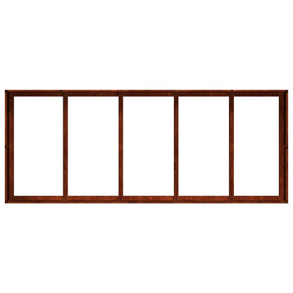 Pflanzkübel Rostig 200x80x40 cm Wetterfester Stahl