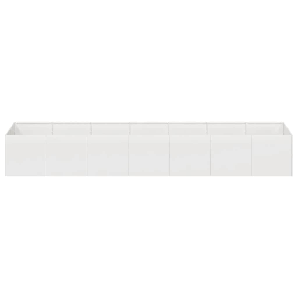vidaXL Pflanzkübel 280x80x40 cm Edelstahl