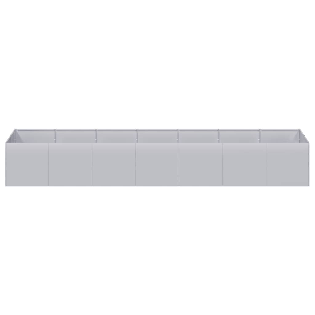 vidaXL Pflanzkübel 280x80x40 cm Verzinkter Stahl