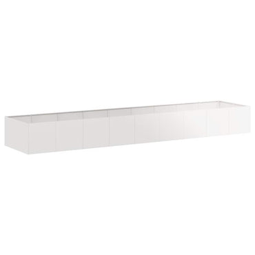 vidaXL Pflanzkübel 360x80x40 cm Edelstahl