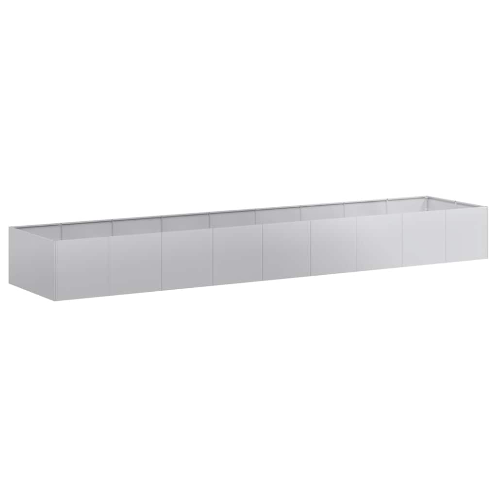 vidaXL Pflanzgefäß 360x80x40 cm Stahl verzinkt