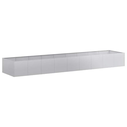 vidaXL Pflanzgefäß 360x80x40 cm Stahl verzinkt