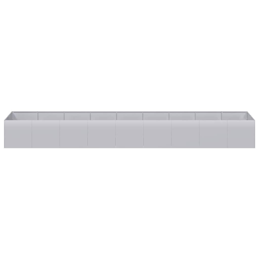 vidaXL Pflanzgefäß 360x80x40 cm Stahl verzinkt