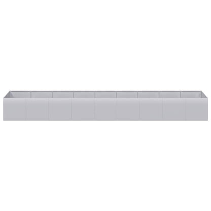 vidaXL Pflanzgefäß 360x80x40 cm Stahl verzinkt