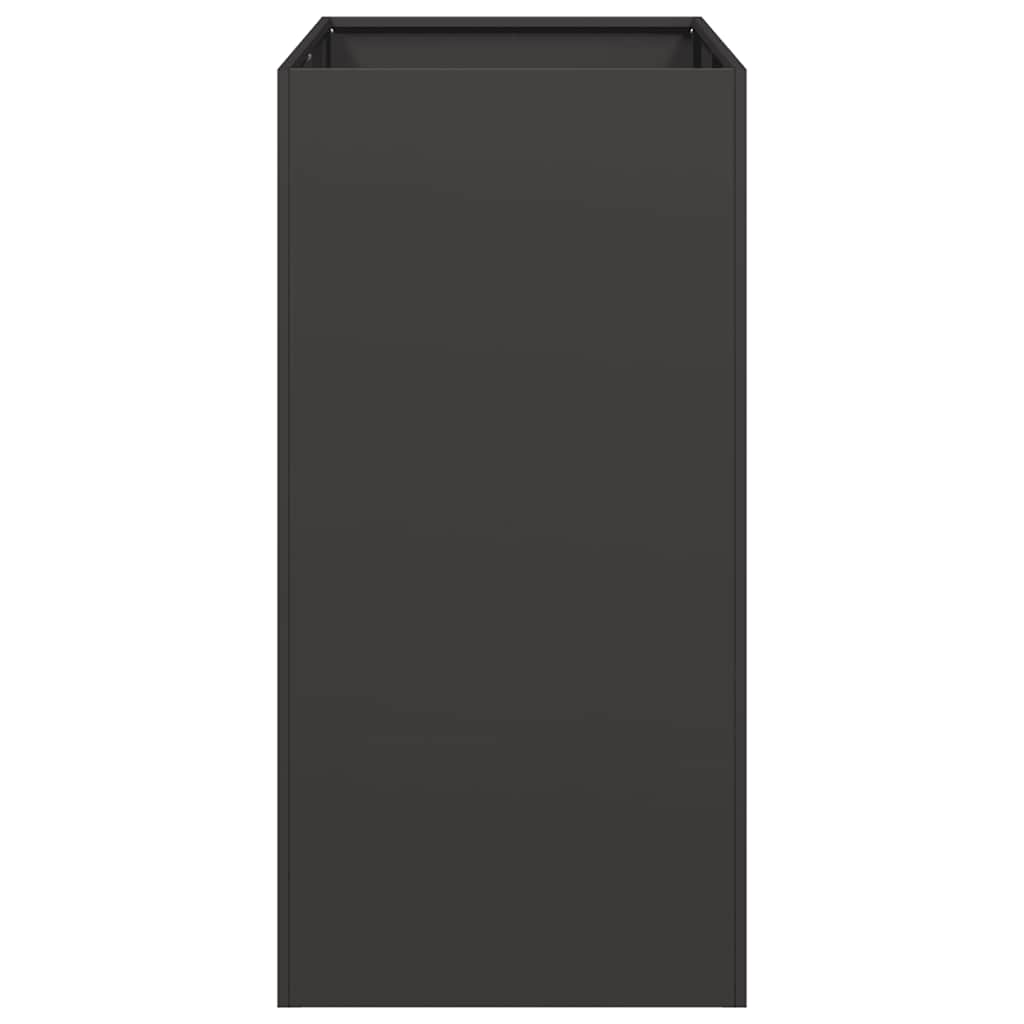 vidaXL Jardinière noire 40x80x80 cm Acier