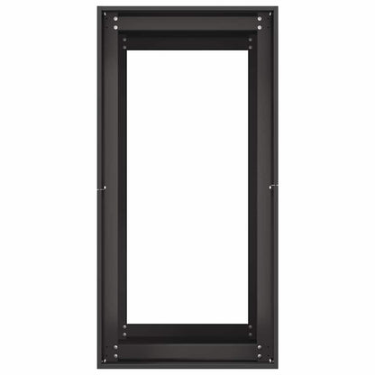 Pflanzkübel Schwarz 40x80x80 cm Stahl