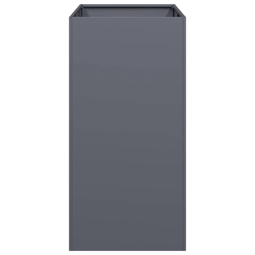 vidaXL Pflanzgefäß Anthrazit 40x80x80 cm Stahl