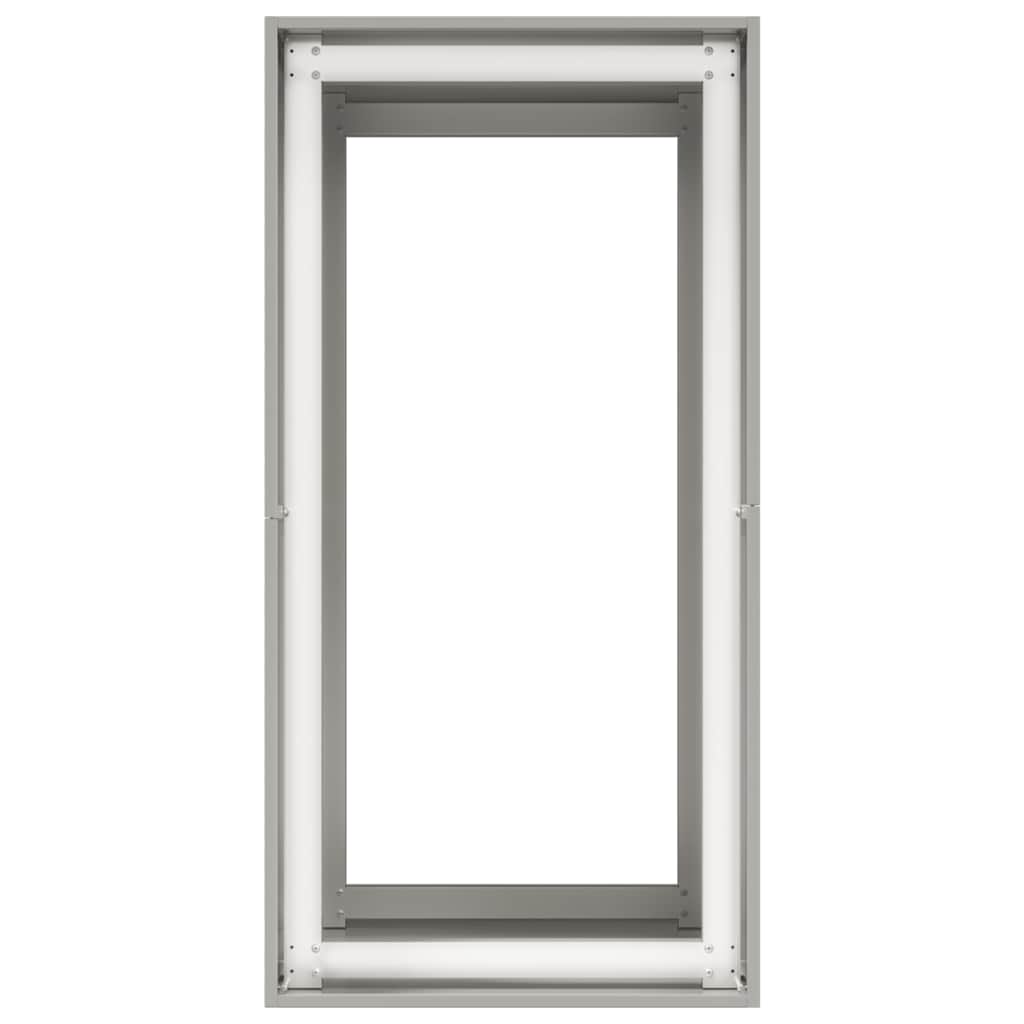 vidaXL Pflanzkübel 40x80x80 cm Edelstahl