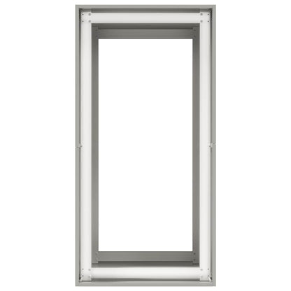 vidaXL Pflanzkübel 40x80x80 cm Edelstahl
