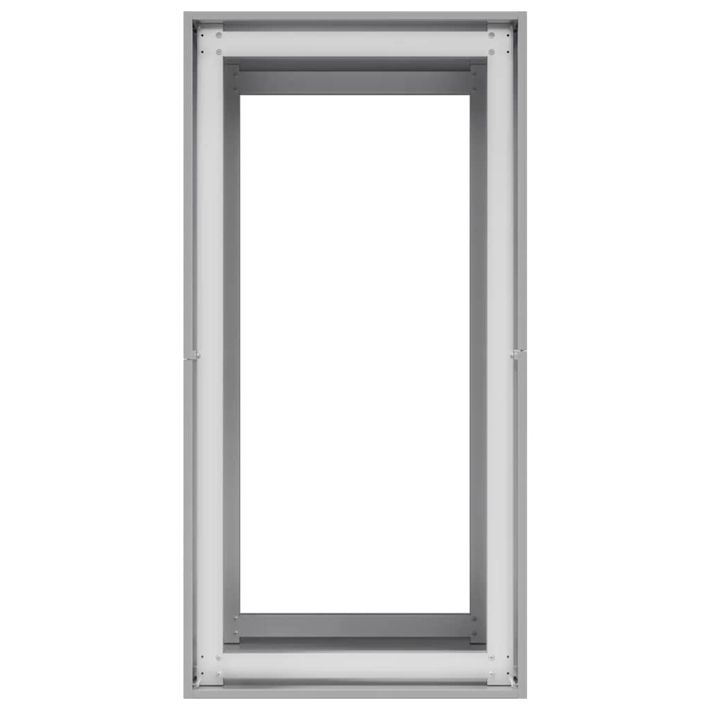 vidaXL Pflanzgefäß 40x80x80 cm Stahl verzinkt