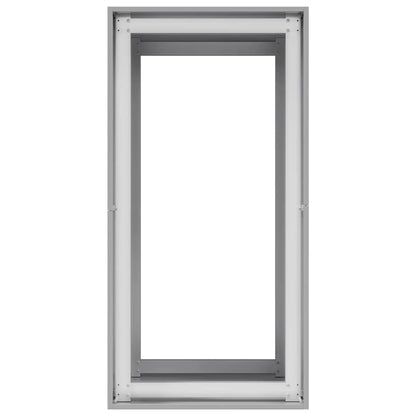 vidaXL Pflanzgefäß 40x80x80 cm Stahl verzinkt