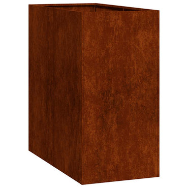 vidaXL Pflanzkübel Rostig 40x80x80 cm Wetterfester Stahl