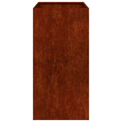 vidaXL Pflanzkübel Rostig 40x80x80 cm Wetterfester Stahl