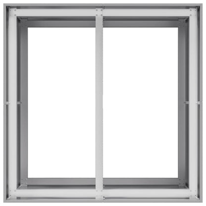 vidaXL Pflanzkübel 80x80x80 cm Verzinkter Stahl