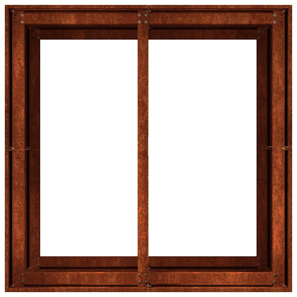 Pflanzkübel Rostig 80x80x80 cm Wetterfester Stahl