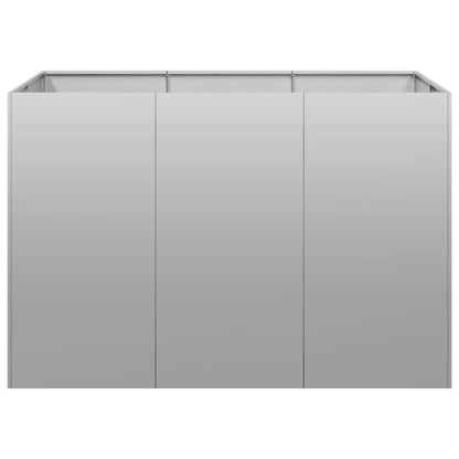 vidaXL Pflanzkübel 120x80x80 cm Verzinkter Stahl