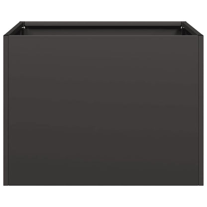 vidaXL Pflanzkübel Schwarz 40x40x30 cm Stahl