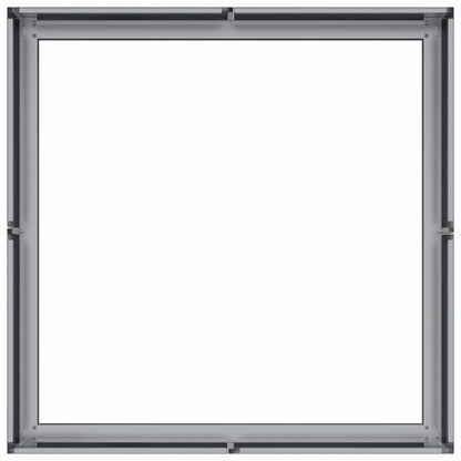 vidaXL Pflanzkübel 80x80x30 cm Verzinkter Stahl