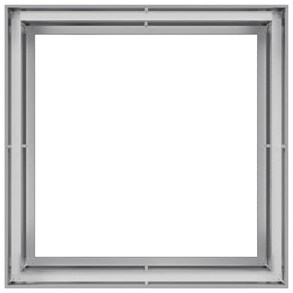 vidaXL Pflanzkübel 100x100x80 cm Verzinkter Stahl
