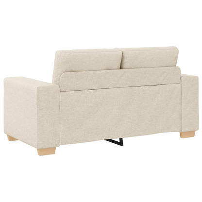 vidaXL Sofa 3 pcs Beige 221 x 80 x 80 cm Leinenmischgewebe
