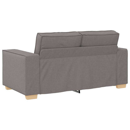 vidaXL Sofa 3 pcs Taupe 220 x 80 x 84 cm Leinenmischgewebe