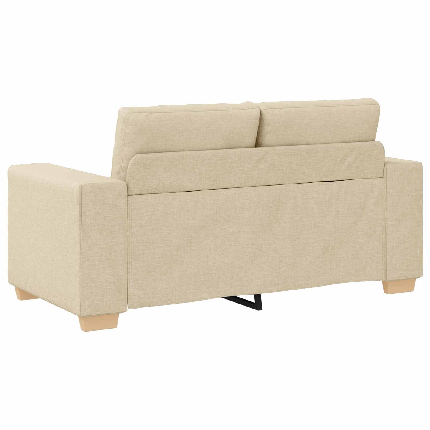 vidaXL Sofa Set Creme Stoff