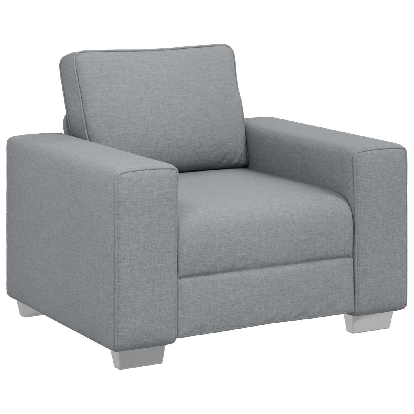 vidaXL Sofa 3 pcs Hellgrau 219 x 80 x 82 cm Leinenmischgewebe