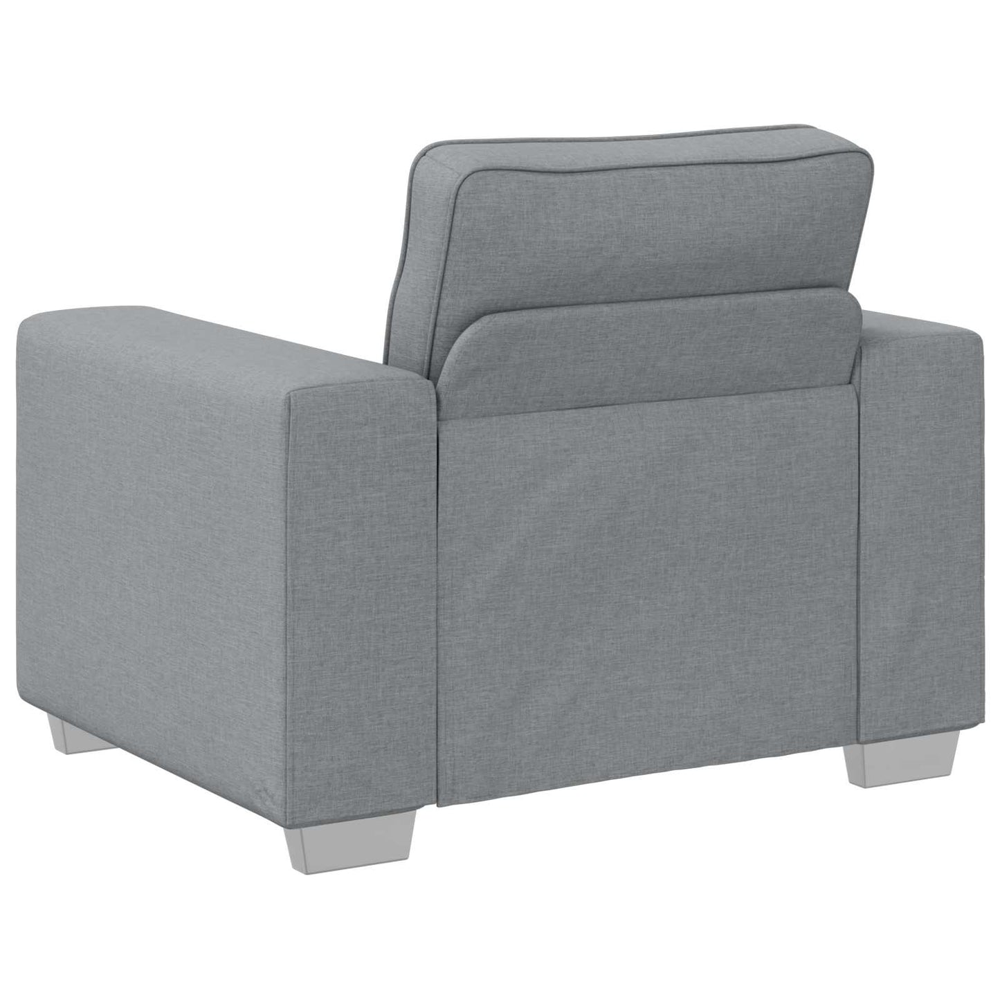 vidaXL Sofa 3 pcs Hellgrau 219 x 80 x 82 cm Leinenmischgewebe