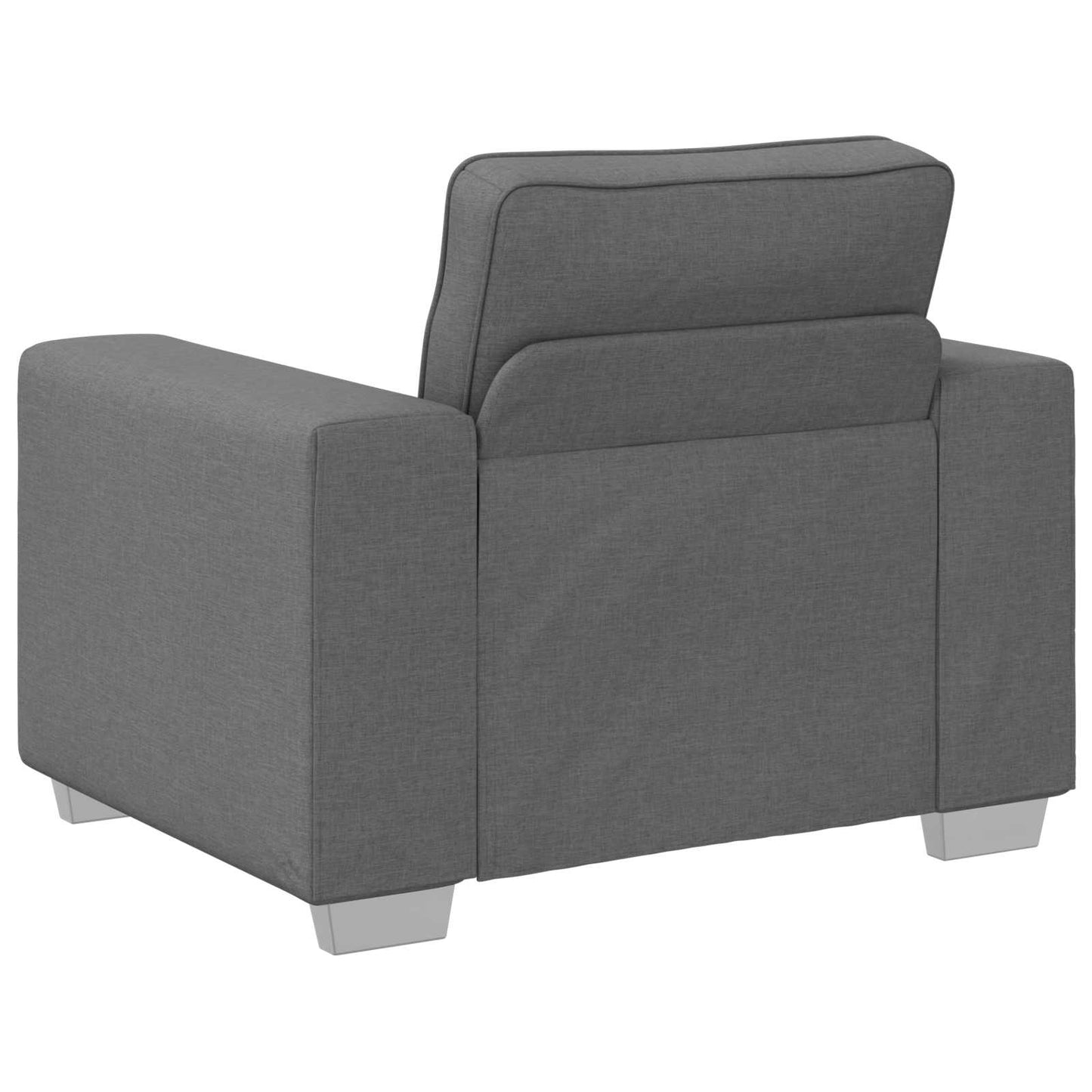 vidaXL Sofa 3 pcs Dunkelgrau 219 x 80 x 82 cm Leinenmischgewebe