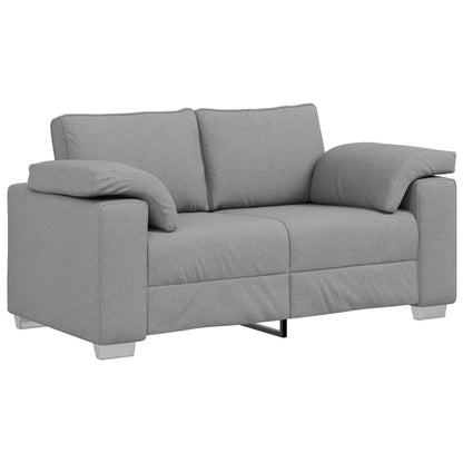 vidaXL Sofa 2 pcs Hellgrau 219 x 80 x 82 cm Stoff