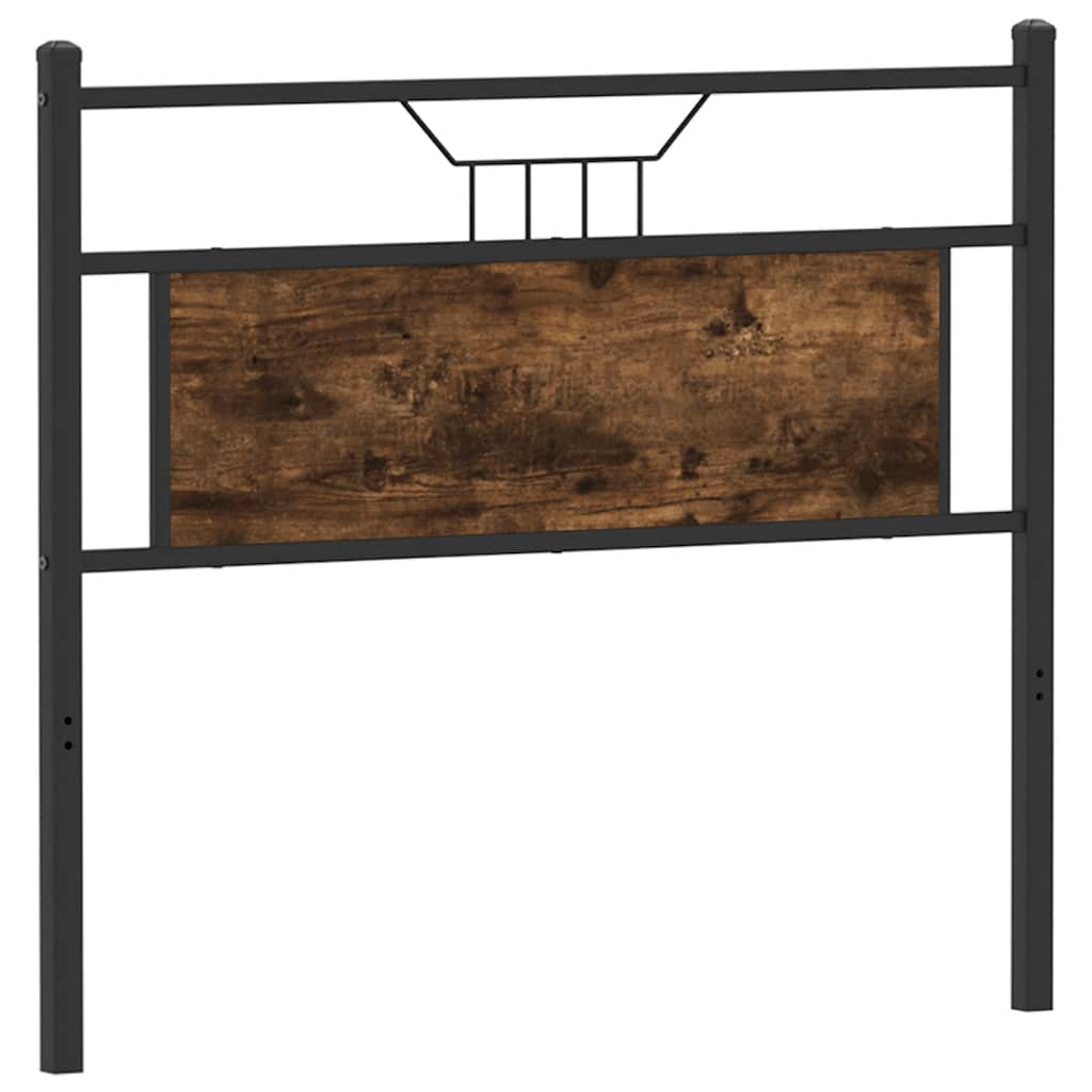 Ersatz-Kopfteil Räuchereiche 100 cm Holzwerkstoff und Stahl