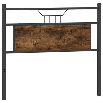 Ersatz-Kopfteil Räuchereiche 100 cm Holzwerkstoff und Stahl