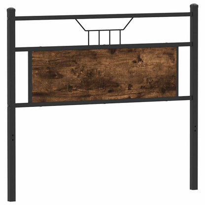 Ersatz-Kopfteil Räuchereiche 107 cm Holzwerkstoff und Stahl