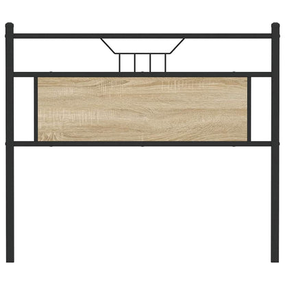 vidaXL Ersatz-Kopfteil Sonoma-Eiche 107 cm Holzwerkstoff und Stahl