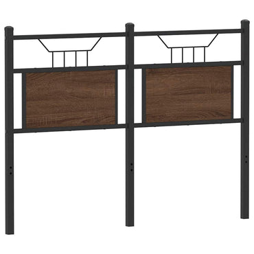 vidaXL Ersatz-Kopfteil Braun Eichen-Optik 120 cm Holzwerkstoff und Stahl