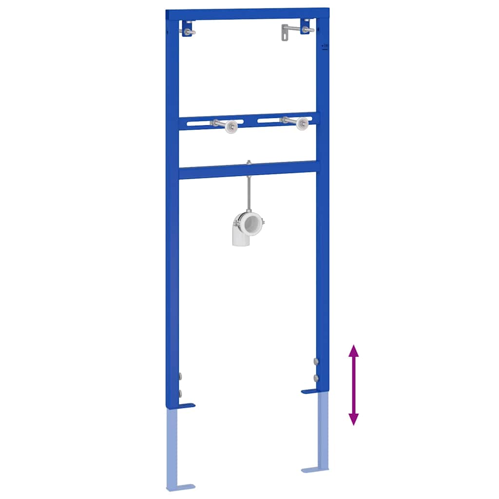 Badezimmer Wandstütze Blau 50 x 3 x 112 cm