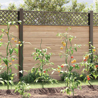 Pflanzenstütze 50 pcs Grün 110 x 0.6 x 0.6 cm Stahl