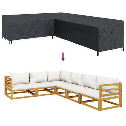 Möbelbezug Schwarz 330 x 255 x 80 cm 420D Oxford Stoff