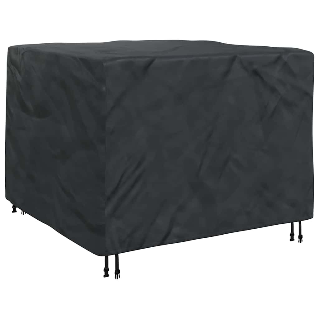 Möbelbezug Uni Schwarz 125 x 125 x 74 cm Stoff