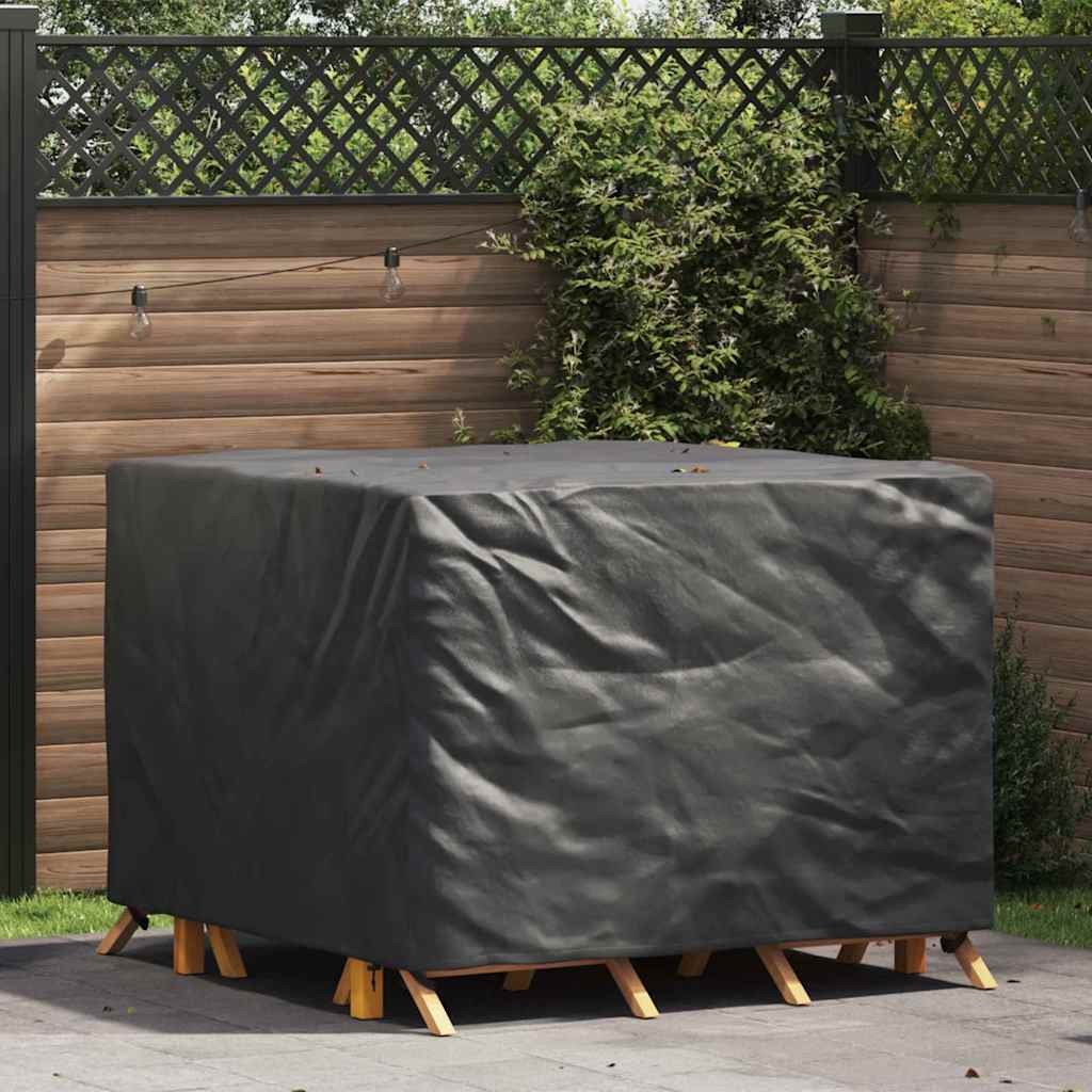 Möbelbezug Uni Schwarz 135 x 135 x 90 cm Stoff