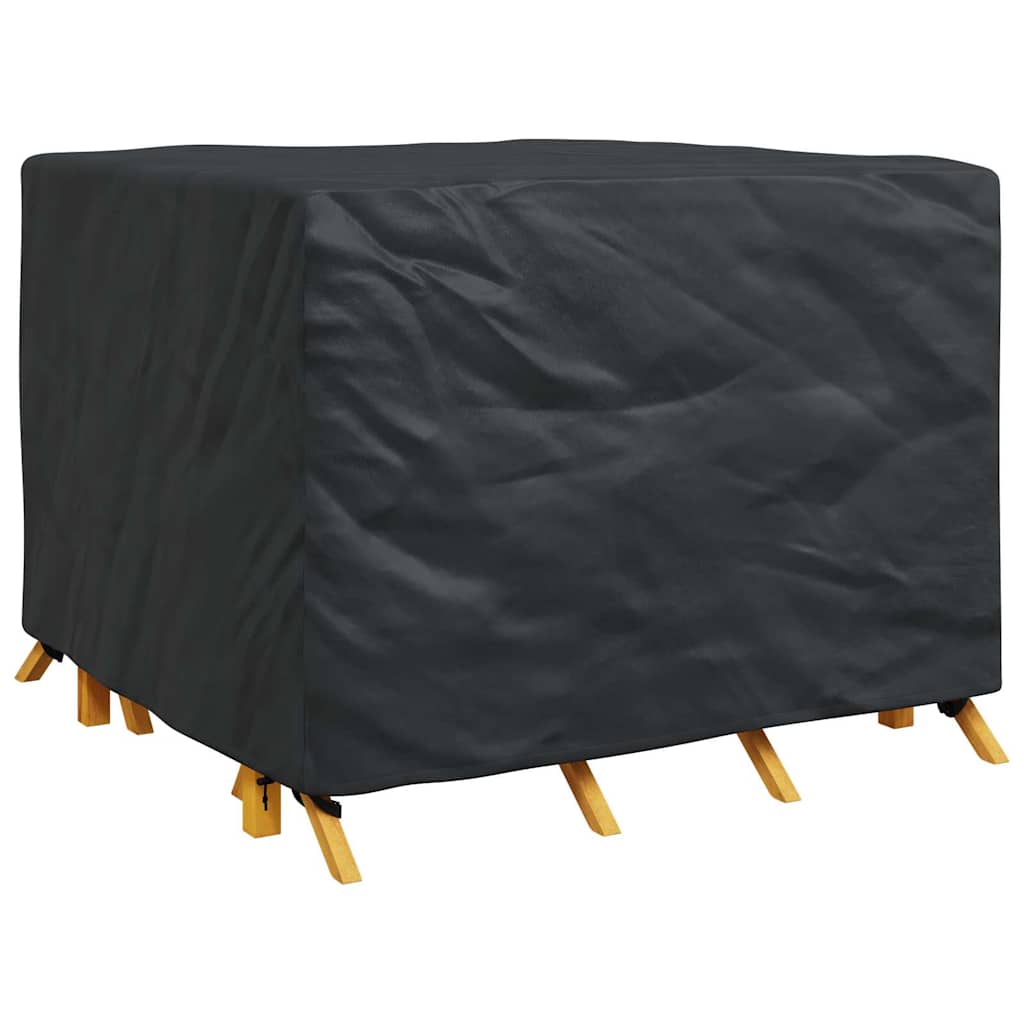 Möbelbezug Uni Schwarz 135 x 135 x 90 cm Stoff