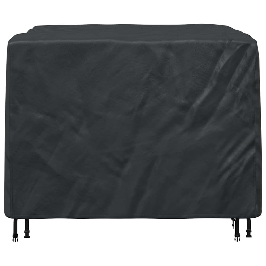 Möbelbezug Uni Schwarz 135 x 135 x 90 cm Stoff