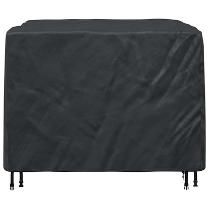 Möbelbezug Uni Schwarz 135 x 135 x 90 cm Stoff