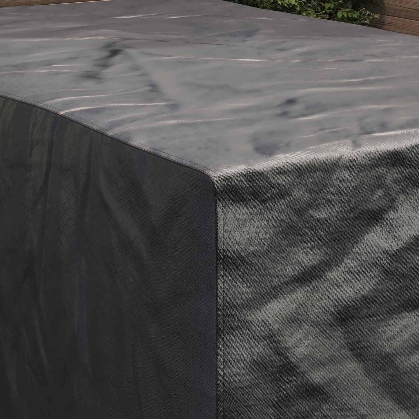 Möbelbezug Uni Schwarz 143 x 225 x 90 cm 420D