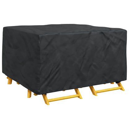 Möbelbezug Uni Schwarz 150 x 150 x 75 cm 600D