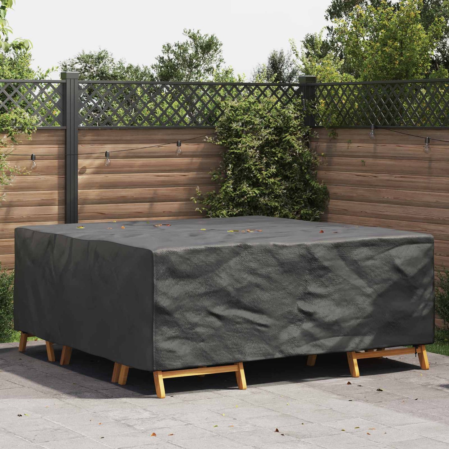 Möbelbezug Uni Schwarz 200 x 200 x 90 cm 210D