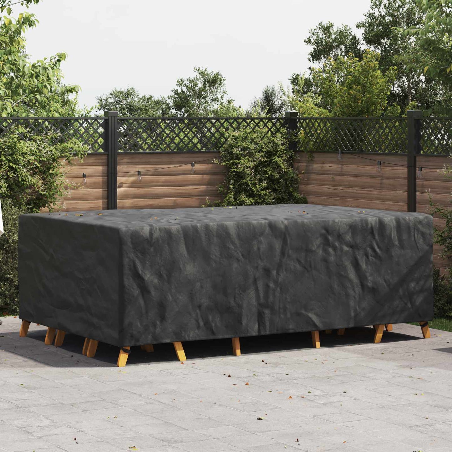 Möbelbezug Uni Schwarz 300 x 200 x 90 cm 420D