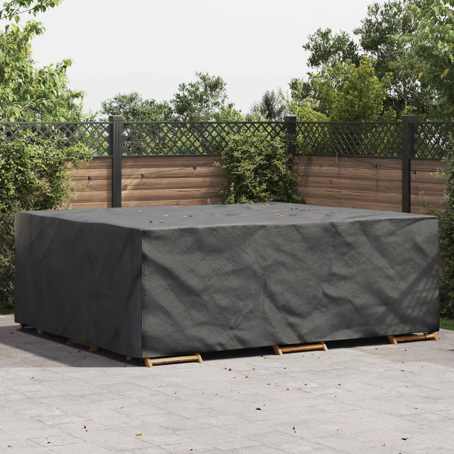 Möbelbezug Uni Schwarz 300 x 250 x 100 cm 210D