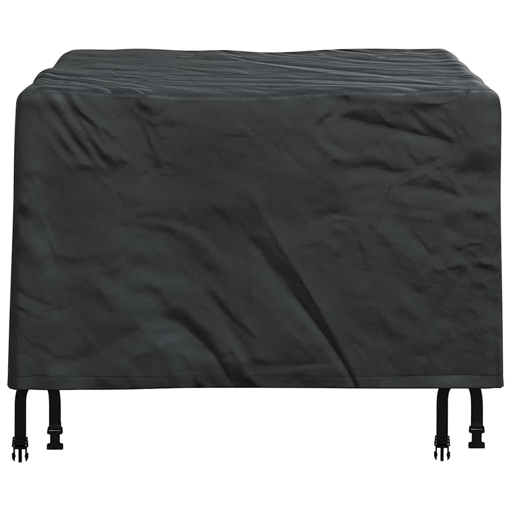 Möbelbezug Uni Schwarz 82 x 82 x 50 cm Stoff