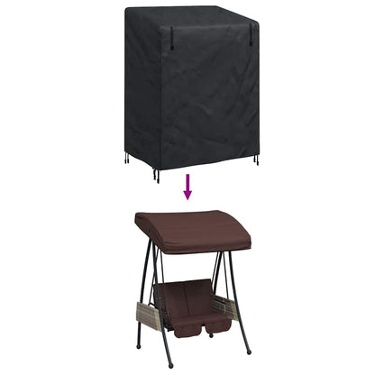 Hollywoodschaukel-Abdeckung 120 x 90 x 155 cm 600D Oxford Stoff